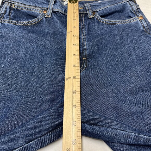 Wrangler Jeans Womnens 29/32 Wanderer High Rise Flare Dark Wash Denim Western - Picture 12 of 12